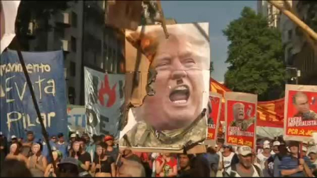 Multitudinaria manifestación anticapitalista en Buenos Aires coincidiendo con el G-20