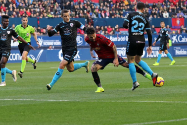Imágenes del partido del Osasuna Lugo.