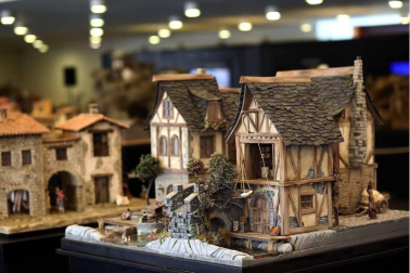 Imágenes de los belenes que forman la exposición de Navidad 2018 en Baluarte.