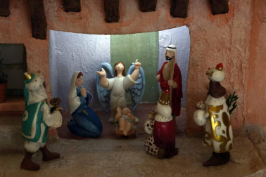 Imágenes de los belenes que forman la exposición de Navidad 2018 en Baluarte.