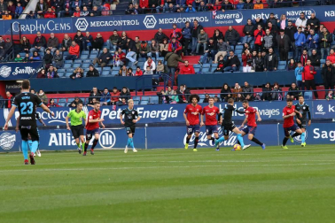 Imágenes del partido del Osasuna Lugo.