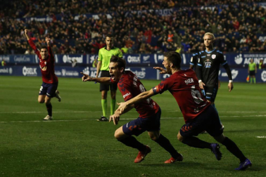 Imágenes del partido del Osasuna Lugo.