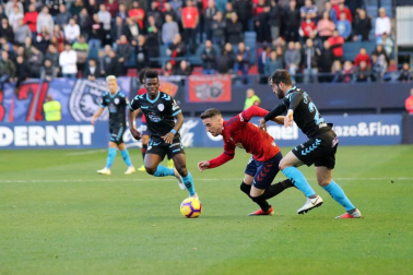 Imágenes del partido del Osasuna Lugo.