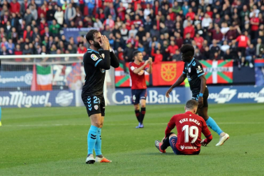 Imágenes del partido del Osasuna Lugo.