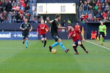 Imágenes del partido del Osasuna Lugo.