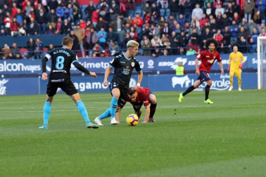 Imágenes del partido del Osasuna Lugo.