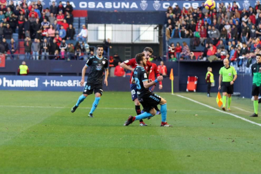 Imágenes del partido del Osasuna Lugo.