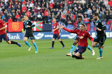Imágenes del partido del Osasuna Lugo.