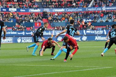 Imágenes del partido del Osasuna Lugo.