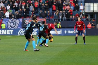 Imágenes del partido del Osasuna Lugo.
