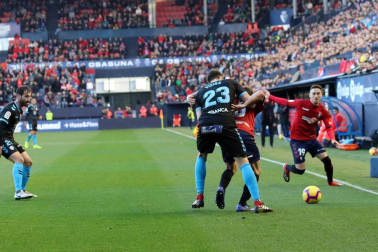 Imágenes del partido del Osasuna Lugo.