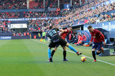 Imágenes del partido del Osasuna Lugo.