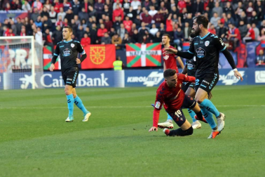 Imágenes del partido del Osasuna Lugo.