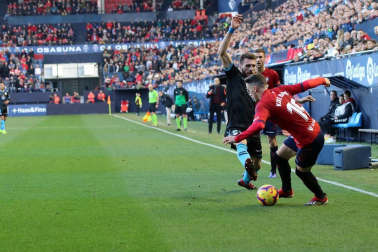 Imágenes del partido del Osasuna Lugo.