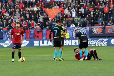 Imágenes del partido del Osasuna Lugo.