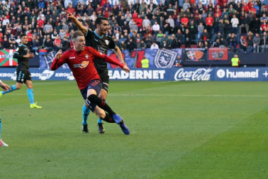 Imágenes del partido del Osasuna Lugo.