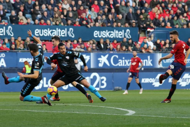 Imágenes del partido del Osasuna Lugo.