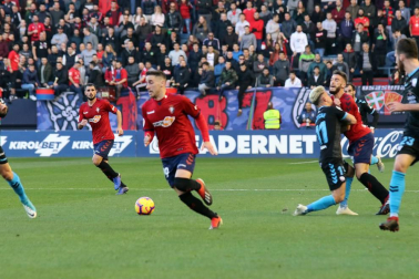 Imágenes del partido del Osasuna Lugo.