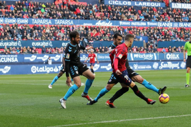 Imágenes del partido del Osasuna Lugo.