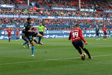 Imágenes del partido del Osasuna Lugo.