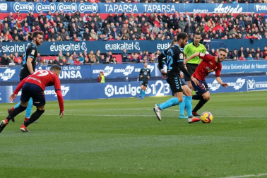 Imágenes del partido del Osasuna Lugo.