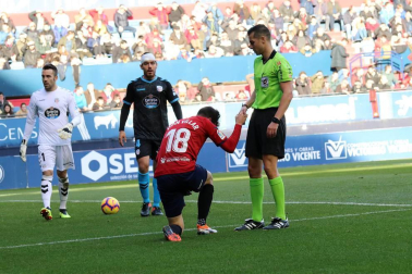 Imágenes del partido del Osasuna Lugo.