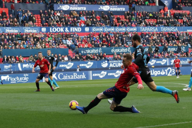 Imágenes del partido del Osasuna Lugo.