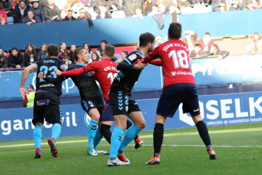 Imágenes del partido del Osasuna Lugo.