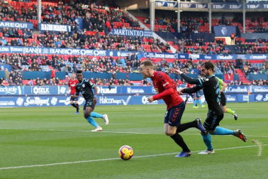 Imágenes del partido del Osasuna Lugo.