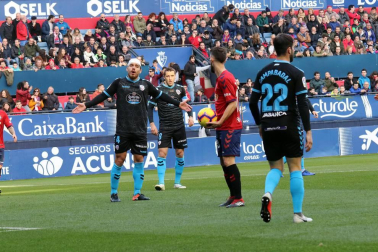 Imágenes del partido del Osasuna Lugo.