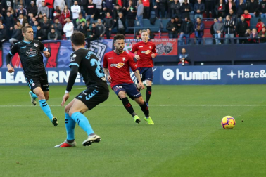 Imágenes del partido del Osasuna Lugo.