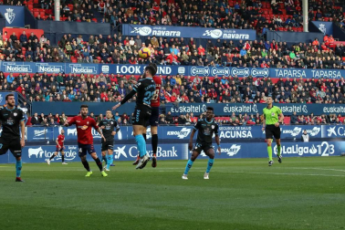 Imágenes del partido del Osasuna Lugo.
