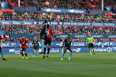 Imágenes del partido del Osasuna Lugo.