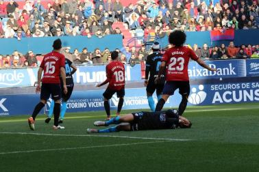 Imágenes del partido del Osasuna Lugo.