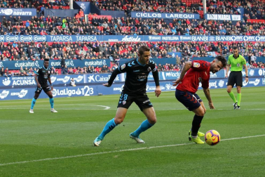 Imágenes del partido del Osasuna Lugo.