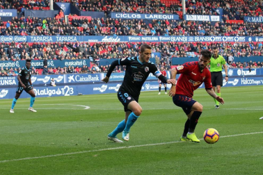 Imágenes del partido del Osasuna Lugo.