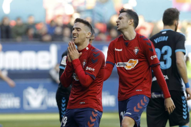 Los jugadores de Osasuna lograron la victoria en la Jornada 16 tras derrotar por la mínima, en el estadio de El Sadar y con un gol de Íñigo Pérez en el minuto 89, al Lugo.