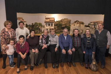 La Asociación de Belenistas de Tierra Estella muestra el fruto de un año de trabajo en la casa de cultura Fray Diego