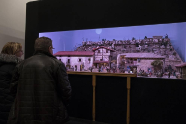 La Asociación de Belenistas de Tierra Estella muestra el fruto de un año de trabajo en la casa de cultura Fray Diego