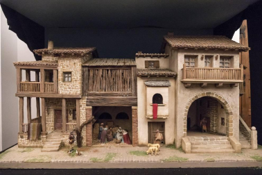 La Asociación de Belenistas de Tierra Estella muestra el fruto de un año de trabajo en la casa de cultura Fray Diego