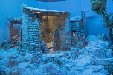 La Asociación de Belenistas de Tierra Estella muestra el fruto de un año de trabajo en la casa de cultura Fray Diego