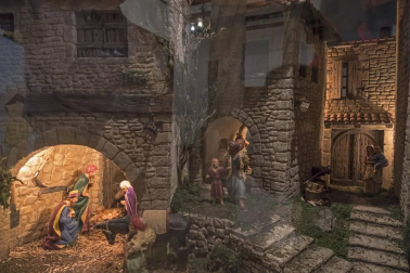 La Asociación de Belenistas de Tierra Estella muestra el fruto de un año de trabajo en la casa de cultura Fray Diego