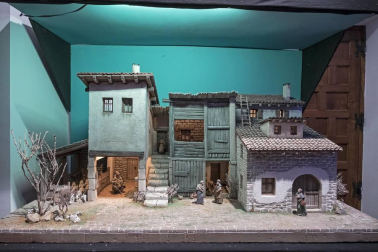 La Asociación de Belenistas de Tierra Estella muestra el fruto de un año de trabajo en la casa de cultura Fray Diego