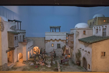 La Asociación de Belenistas de Tierra Estella muestra el fruto de un año de trabajo en la casa de cultura Fray Diego