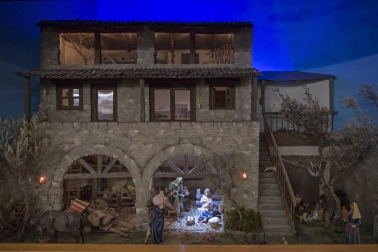 La Asociación de Belenistas de Tierra Estella muestra el fruto de un año de trabajo en la casa de cultura Fray Diego