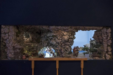 La Asociación de Belenistas de Tierra Estella muestra el fruto de un año de trabajo en la casa de cultura Fray Diego