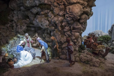 La Asociación de Belenistas de Tierra Estella muestra el fruto de un año de trabajo en la casa de cultura Fray Diego