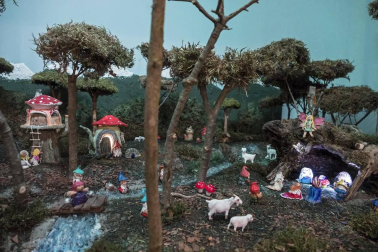 La Asociación de Belenistas de Tierra Estella muestra el fruto de un año de trabajo en la casa de cultura Fray Diego