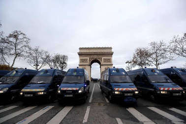 Este sábado, 8 de diciembre de 2018, los chalecos amarillos volvieron a manifestarse en París contra las políticas del presidente, Emmanuel Macron.