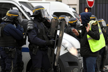 Este sábado, 8 de diciembre de 2018, los chalecos amarillos volvieron a manifestarse en París contra las políticas del presidente, Emmanuel Macron.